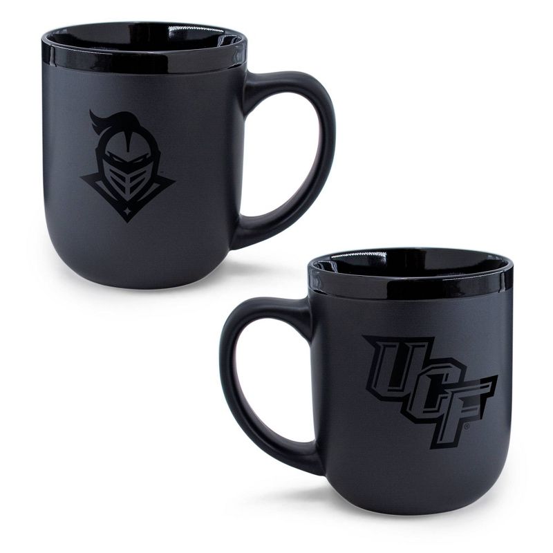 NCAA UCF Knights 12oz Ceramic Coffee Mug - Black, 3 of 4