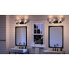 Urban Ambiance Luxury Contemporary Bath Light 8''H x 24''W,  Midnight Black Finish,  Mesa Collection, UHP4363 - 2 of 4