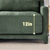 SKRAN Modular Chenille Fabric Sectional Sofa, 2 Seater Cloud Couch with Lumbar Pillow, Loveseat Sofa for Living Room, Bedroom - 4 of 4