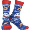 Rudolph The Red-Nosed Reindeer Adult Crew Socks 2 Pack - 4 of 4