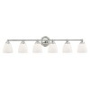 Livex Lighting Somerville 6 - Light Vanity in  Polished Chrome - 3 of 4