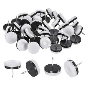 Unique Bargains Nail-on Furniture Sliders Chair Leg Protectors 40 Pcs - 1 of 4