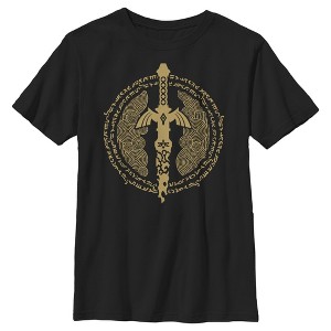 Boy's Nintendo The Legend of Zelda: Tears of the Kingdom Master Sword Icon T-Shirt - 1 of 4