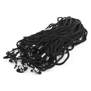PiccoCasa Durable Nylon Braided Glasses Sports Adjustable Holder Strap Black 20Pcs - 1 of 3