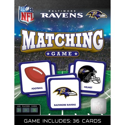 MasterPieces Officially Licensed NFL Baltimore Ravens Matching Game for Kids and Families
