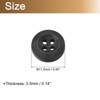 Unique Bargains Wooded Sewing DIY Craft Clothing Sewing Round Buttons 50 Pcs - 2 of 4