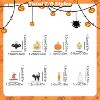 Nightmare Before Christmas Choker - Halloween Charm Necklace with Pumpkin & Bat Pendant, Horror Party Jewelry Gift - 4 of 4