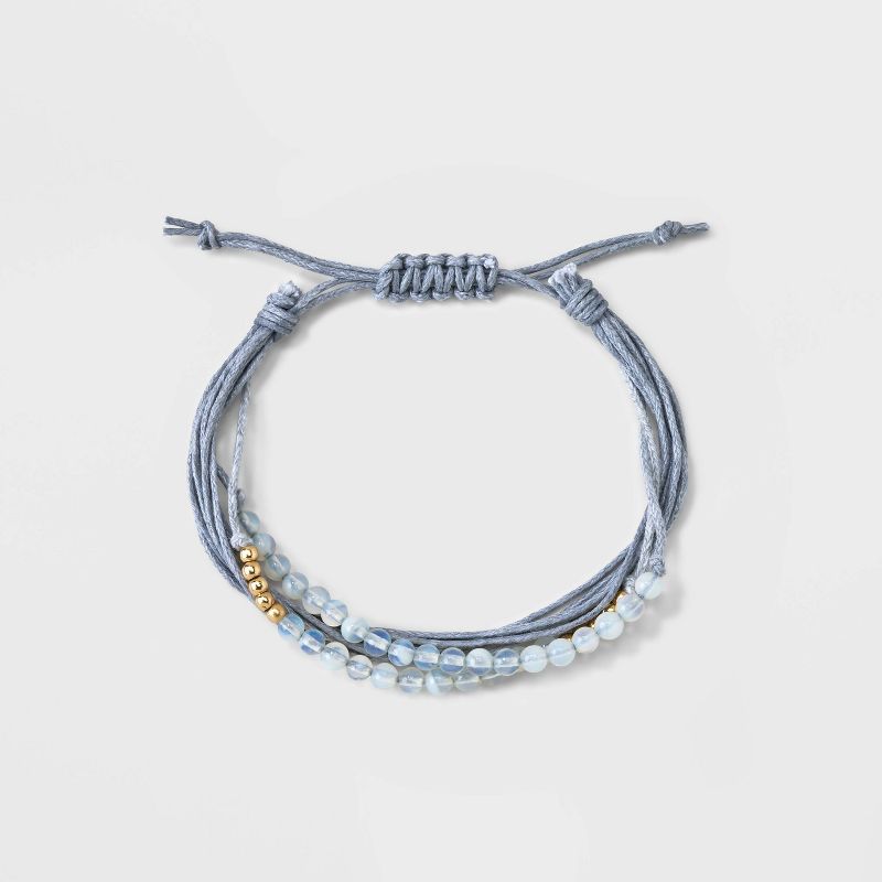 Semi-Precious Multi-Strand Bracelet - Universal Thread™, 4 of 6
