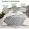 Weighted Blanket for Adults,15lbs, 60x80in, Grey, Breathable Cooling Throw for Calm Sleeping - 3 of 4