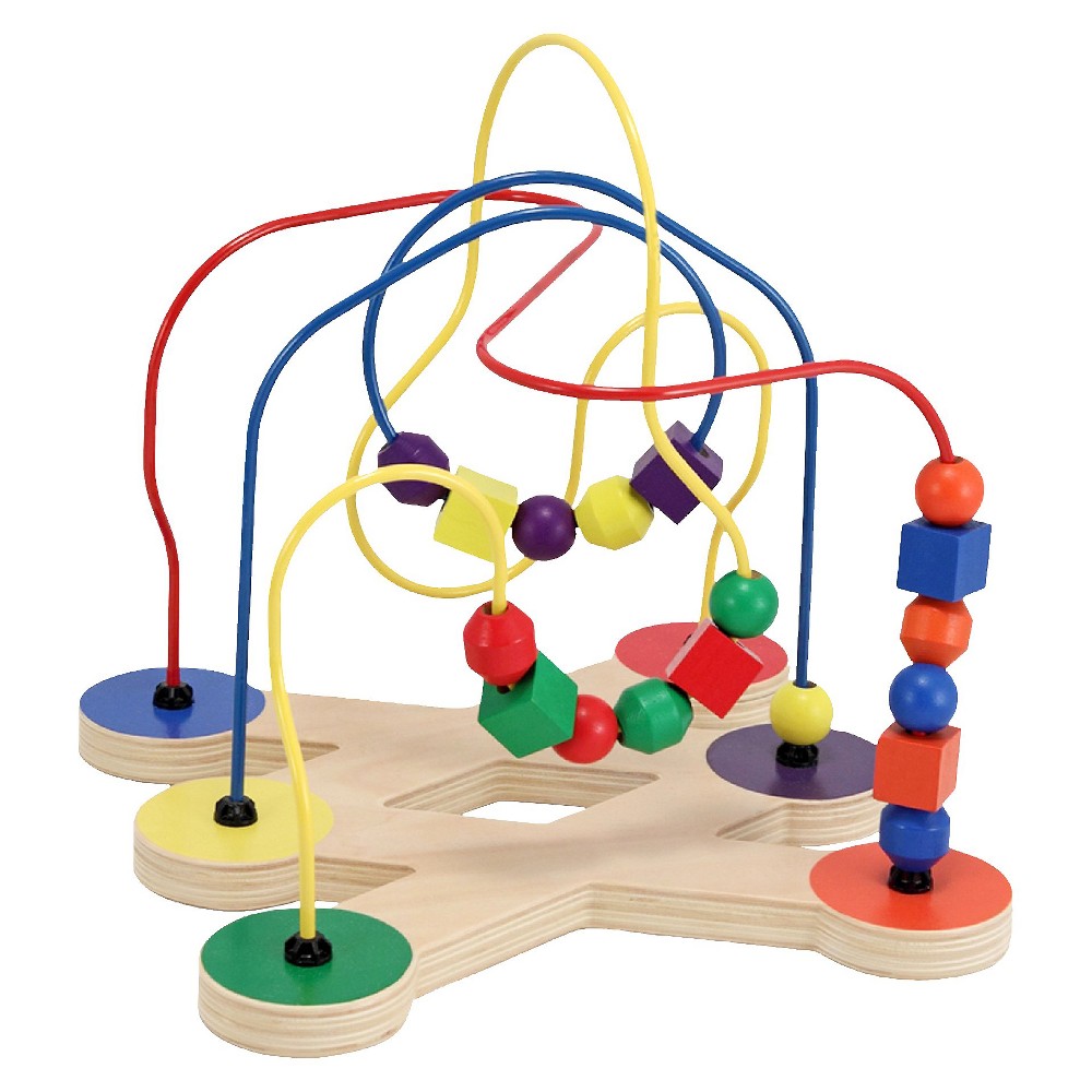 Melissa & Doug Classic Bead Maze - Wooden Educational Toy