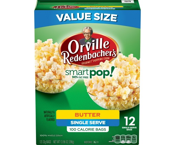 Orville Redenbacher's Smart Pop! Butter Popcorn Classic Bag - 13.96oz - 12ct
