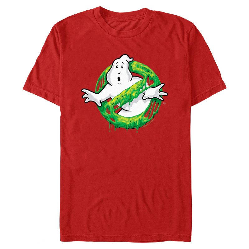 Men's Ghostbusters Slime Logo T-Shirt, 1 of 6