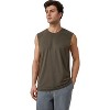 Anna-Kaci Active Men's Sleeveless Crew Neck Ribbed Tank Top with Relaxed Fit and Stretch Fabric - 4 of 4