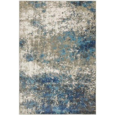 Oriental Weavers Venice 4332U Blue/ Grey Indoor Area Rug - 5'3" x 7'3"