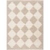 Hauteloom Zahur Cream & Beige Diamond Area Rug - 4 of 4