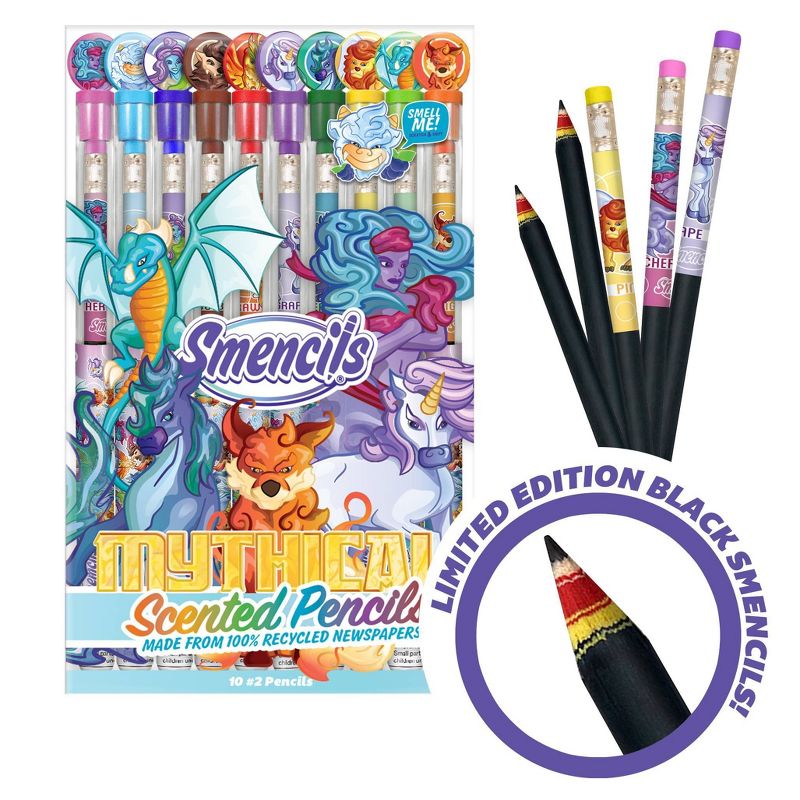 Scentco 20pk Gourmet Scented #2 Smencils w/Black Finish Mythical, 3 of 6