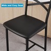 Dining Table Set for 2, Kitchen Table Set for 2, Expandable Kitchen Bar Table and Chairs - 2 of 4