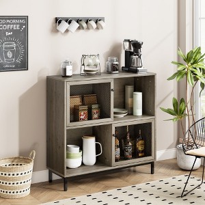 Whizmax Coffee Bar Cabinet, Farmhouse Sideboard Buffet Cabinet with Storage for Kitchen, Dining Room, Living Room - 1 of 4