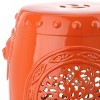 Flower Drum Garden Stool - ACS4532 - Indoor/Outdoor - Safavieh - 3 of 3