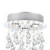 CWI Lighting Rain Drop 3 Light Flush Mount With Chrome Finish - 2 of 4