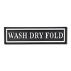 Cheung's Arabella Glossy Black and White Metal Wash Dry Fold Sign - 2 of 4