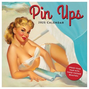 TF Publishing 2025 Wall Calendar 12"x12" Pin Ups - 1 of 4