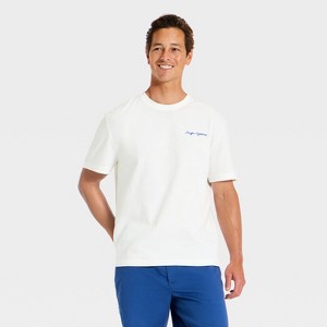 Playera gráfica de manga corta con paisaje para hombre - Goodfellow & Co™ x Reyn Spooner Blanco