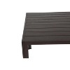 Nicbex 7 PCS Outdoor Dining Table with 6 Stackable Chairs,Rustic Furniture Dining Set,Patio Conversation Furniture Set,Powder-Coated Steel Frame - 3 of 4