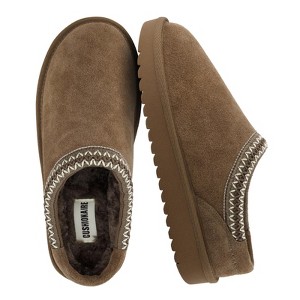 CUSHIONAIRE Keto Womens Slippers Slip-On Suede Mule Slipper - Cozy & Stylish, Memory Foam & Faux Fur Lining, Wide Widths Available - 1 of 4