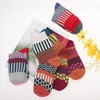Unique Bargains Women's Retro Winter Warm Socks Assorted Color 5 Pair - 2 of 4