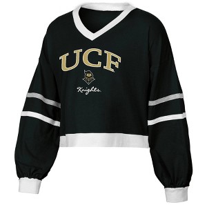 NCAA UCF Knights Women's Long Sleeve V-Neck T-Shirt - 1 of 3