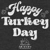 Men's Friends Happy Turkey Day Pull Over Hoodie - 2 of 4