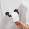 BWE Traditional Double Post Spring Wall Mounted Towel Bar Toilet Paper Holder in Oil Rubbed Bronze - 3 of 4