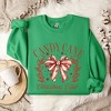 Simply Sage Market Women's Graphic Sweatshirt Coquette Candy Cane - 3 of 4