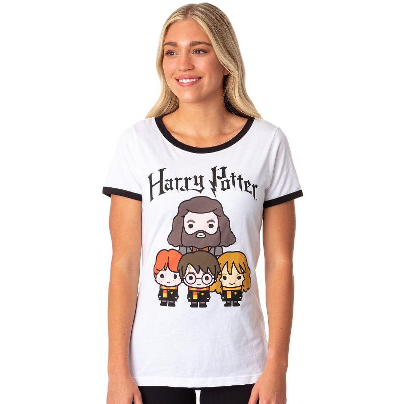 Harry Potter Juniors Chibi Style Harry Potter Character T-Shirt, 1 of 4