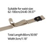 INSPIRE CHIC Women's No Buckle Invisible Elastic Snap Button Belts for Jeans Pants - 3 of 4
