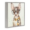 Stupell Industries Hipster Chihuahua Puppy Watercolor, 17" x 17" - 3 of 4