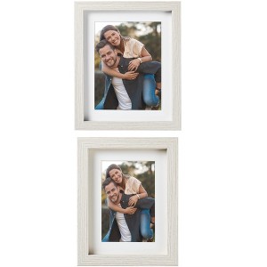 REGALWOVEN Rustic Table Top Farmhouse Texture Distressed Photo Frames Picture Frame - 1 of 4