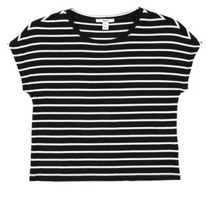 bar III Womens Cropped Basic T-Shirt - 1 of 2
