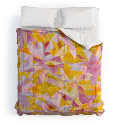 Deny Designs Alisa Galitsyna Watercolor Blooms Comforter and Sham Set