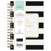 Day Designer 2024-25 Weekly/Monthly Planner 8.625"x5.875" Wirebound Frosted Rugby Stripe Black: Adult Paper Calendar - 3 of 4