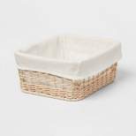 Tapered Woven Basket with Liner - Brightroom™