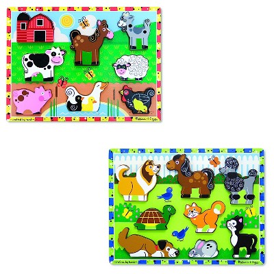 target wooden animal puzzle