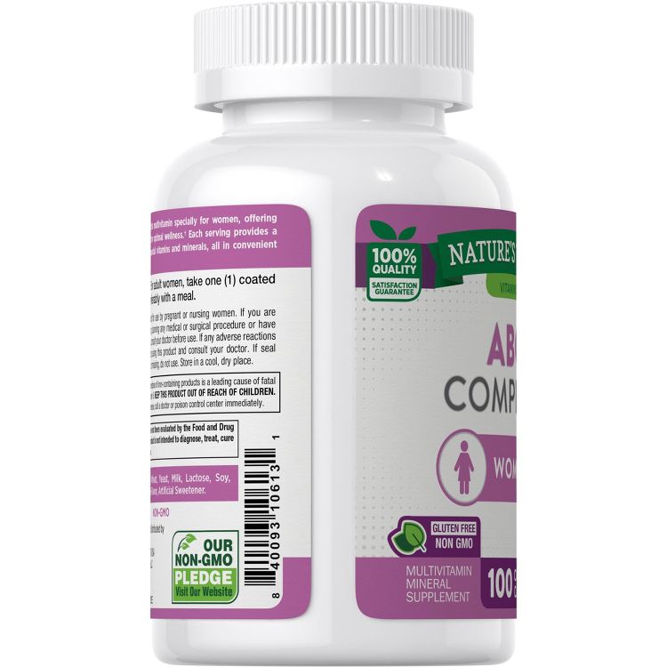 Nature's Truth Multivitamin For Women | 100 Caplets, 4 of 4
