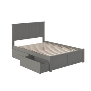 Platform Bed - Storage Bed with Flat Panel Footboard & USB Charger - 1 of 1