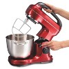 Hamilton Beach 7-Speed Hand Mixer - Red: Metal Stand Mixer, 300W, Dishwasher-Safe Parts, 1 Year Warranty - 3 of 4