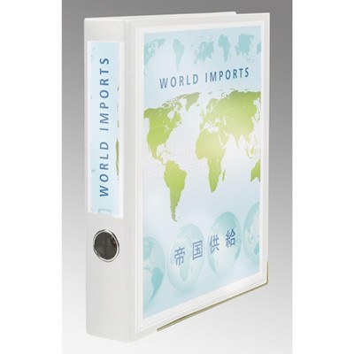 Bindertek 3-Ring 2-Inch Premium View Binders White 3SLVBN-WH