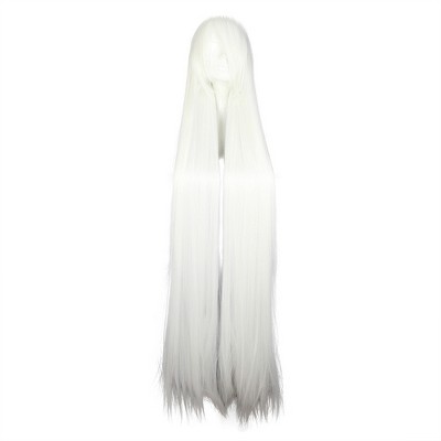 Unique Bargains Women's Human Hair Wigs 53" with Wig Cap