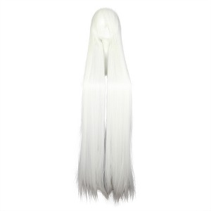 Unique Bargains Women's Human Hair Wigs 53" with Wig Cap - 1 of 4
