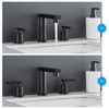 PAGED 8 Inch Widespread Bathroom Faucet, Sink Faucet with Metal Pop Up Drain and Water Supply Lines, 3 Hole Faucet for Bathroom - 2 of 4